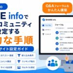 SHARE infoでユーザーコミュニティサイトを設定する具体的な手順